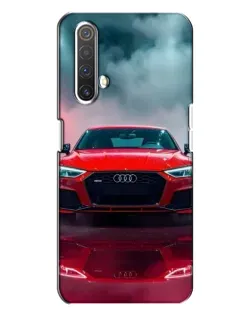 Чохол для Realme X3 з картинкою «Audi RS — червоний стиль»