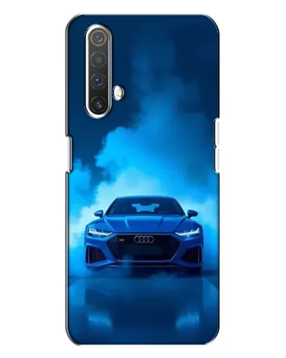 Чехол для Realme X3 с картинкой «Audi — голубая энергия» Чехол для Realme X3 с картинкой «Audi — голубая энергия»