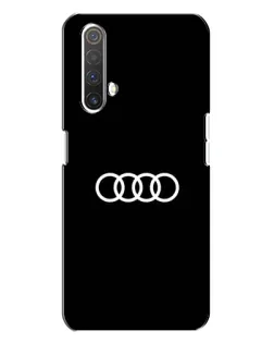 Чохол для Realme X3 з картинкою «Audi White Logo»