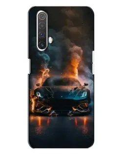 Чохол для Realme X3 з картинкою «Lamborghini димна естетика»