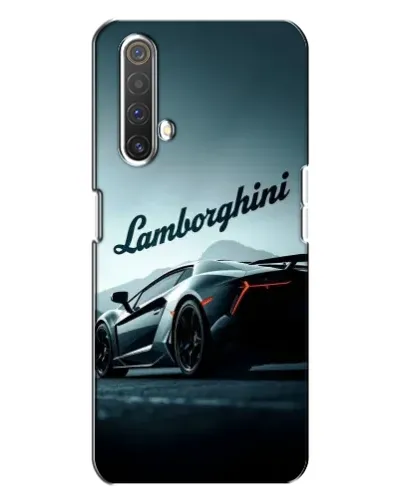 Чехол для Realme X3 с картинкой «Классическая надпись Lamborghini»
