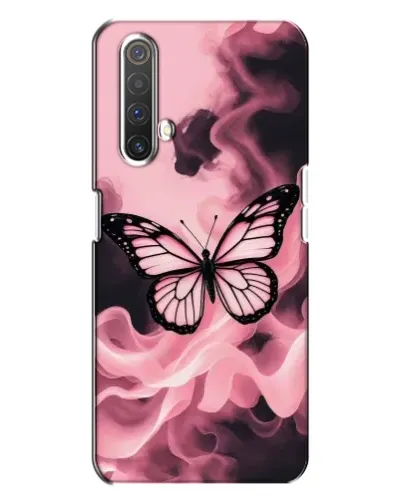 Чехол для Realme X3 с картинкой «Бабочка в дыму» Чехол для Realme X3 с картинкой «Бабочка в дыму»