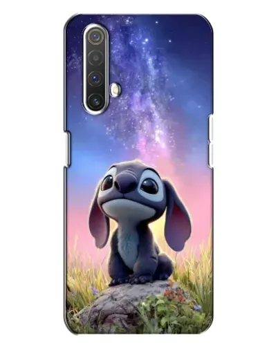 Чехол для Realme X3 с картинкой «Стич на рассвете»