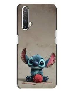 Чохол для Realme X3 з картинкою «Стіч на чоричневому фоні»