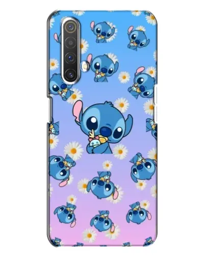 Чехол для Realme X3 с картинкой «Паттерн со Стичем»