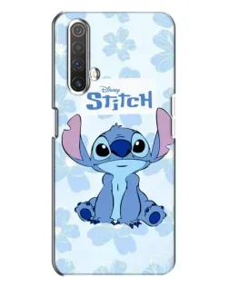 Чохол для Realme X3 з картинкою «Stitch серед квітів»
