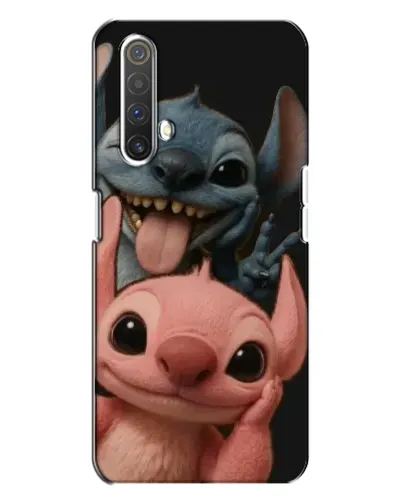Чехол для Realme X3 с картинкой «Стич и Ангел»