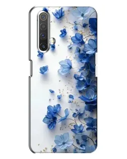 Чехол для Realme X3 с картинкой «Голубой цветочный каскад» Чехол для Realme X3 с картинкой «Голубой цветочный каскад»
