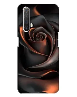 Чехол для Realme X3 с картинкой «Шелковая черная роза» Чехол для Realme X3 с картинкой «Шелковая черная роза»