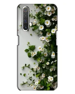 Чехол для Realme X3 с картинкой «Ветка мелких белых цветов» Чехол для Realme X3 с картинкой «Ветка мелких белых цветов»