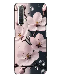 Чехол для Realme X3 с картинкой «Нежная сакура и капли» Чехол для Realme X3 с картинкой «Нежная сакура и капли»
