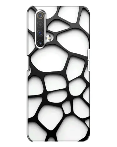 Чехол для Realme X3 с картинкой «Белая объемная сетка» Чехол для Realme X3 с картинкой «Белая объемная сетка»