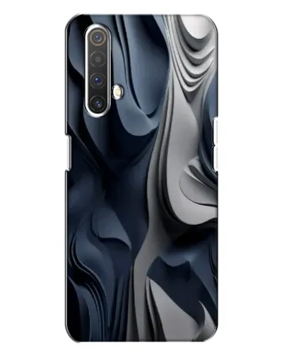 Чехол для Realme X3 с картинкой «Объемные синие складки» Чехол для Realme X3 с картинкой «Объемные синие складки»