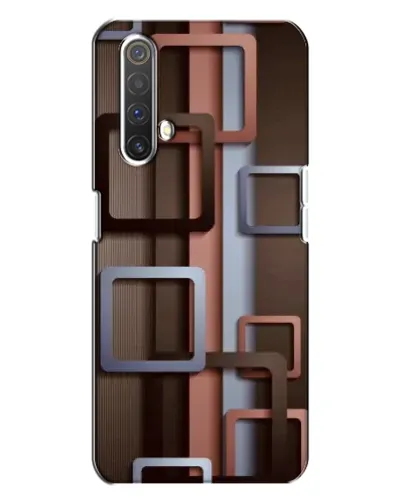 Чехол для Realme X3 с картинкой «Коричневые объемные квадраты» Чехол для Realme X3 с картинкой «Коричневые объемные квадраты»