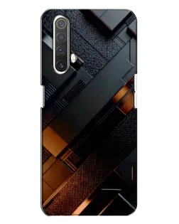 Чехол для Realme X3 с картинкой «Черные геометрические блоки» Чехол для Realme X3 с картинкой «Черные геометрические блоки»
