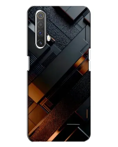 Чехол для Realme X3 с картинкой «Черные геометрические блоки» Чехол для Realme X3 с картинкой «Черные геометрические блоки»