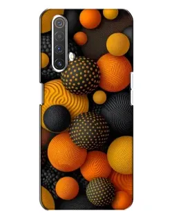 Чехол для Realme X3 с картинкой «Объемные оранжевые сферы» Чехол для Realme X3 с картинкой «Объемные оранжевые сферы»