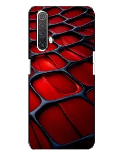 Чехол для Realme X3 с картинкой «Красная глянцевая сетка» Чехол для Realme X3 с картинкой «Красная глянцевая сетка»