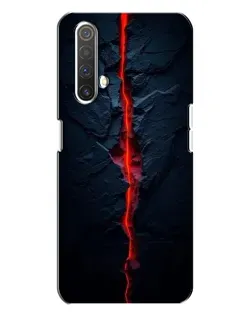 Чехол для Realme X3 с картинкой «Kрасная лавовая трещина» Чехол для Realme X3 с картинкой «Kрасная лавовая трещина»