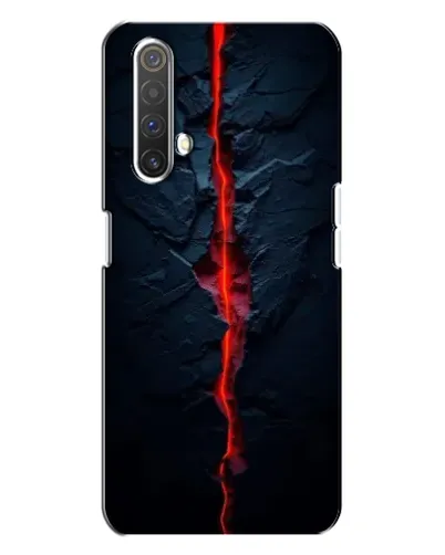 Чехол для Realme X3 с картинкой «Kрасная лавовая трещина» Чехол для Realme X3 с картинкой «Kрасная лавовая трещина»