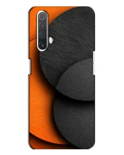 Чехол для Realme X3 с картинкой «Геометрия оранжевых кругов» Чехол для Realme X3 с картинкой «Геометрия оранжевых кругов»