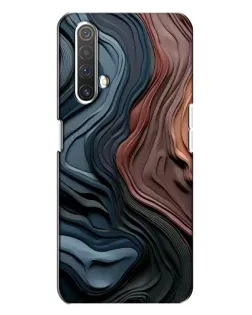 Чехол для Realme X3 с картинкой «Цветные волны каньона» Чехол для Realme X3 с картинкой «Цветные волны каньона»