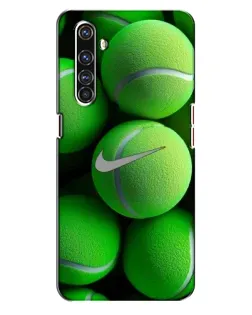 Чехол для Realme X50 Pro с картинкой «Теннисные мячи Найк»