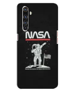 Чехол для Realme X50 Pro с картинкой «NASA — шагаем по Луне» Чехол для Realme X50 Pro с картинкой «NASA — шагаем по Луне»
