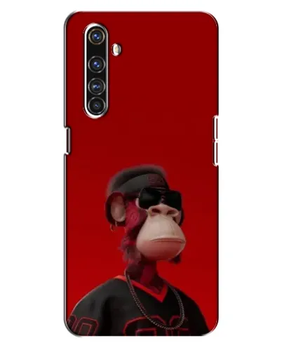 Чехол для Realme X50 Pro с картинкой «Bored Ape в красном» Чехол для Realme X50 Pro с картинкой «Bored Ape в красном»