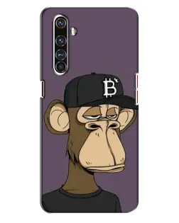 Чехол для Realme X50 Pro с картинкой «Bored Ape в кепке»