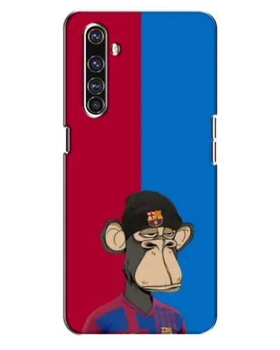 Чехол для Realme X50 Pro с картинкой «Bored Ape — фанат Барсы» Чехол для Realme X50 Pro с картинкой «Bored Ape — фанат Барсы»