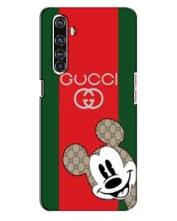 Чехол для Realme X50 Pro с картинкой «Gucci — полосы и Микки» Чехол для Realme X50 Pro с картинкой «Gucci — полосы и Микки»