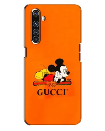 Чехол для Realme X50 Pro с картинкой «Микки Маус Gucci — оранж» Чехол для Realme X50 Pro с картинкой «Микки Маус Gucci — оранж»