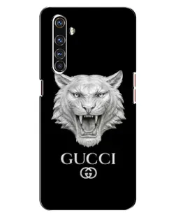Чехол для Realme X50 Pro с картинкой «Gucci — серебряный лев» Чехол для Realme X50 Pro с картинкой «Gucci — серебряный лев»