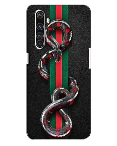 Чехол для Realme X50 Pro с картинкой «Gucci — змея на полосе» Чехол для Realme X50 Pro с картинкой «Gucci — змея на полосе»