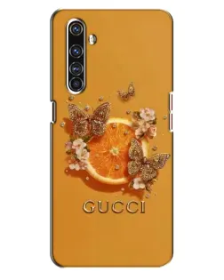 Чехол для Realme X50 Pro с картинкой «Gucci — золотые бабочки» Чехол для Realme X50 Pro с картинкой «Gucci — золотые бабочки»