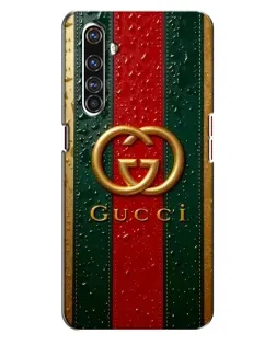 Чехол для Realme X50 Pro с картинкой «Gucci — фирменная полоса и золото» Чехол для Realme X50 Pro с картинкой «Gucci — фирменная полоса и золото»