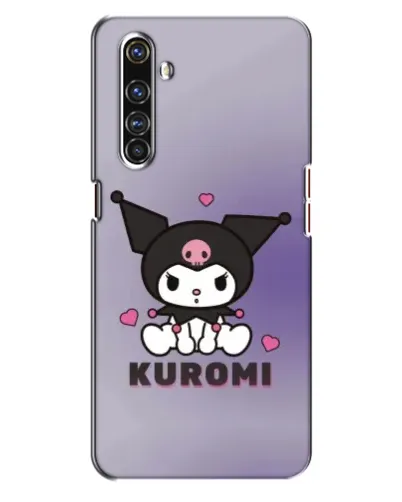 Чехол для Realme X50 Pro с картинкой «Kuromi — фиолетовый арт»