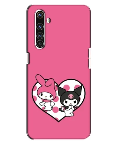 Чехол для Realme X50 Pro с картинкой «Kuromi и My Melody»