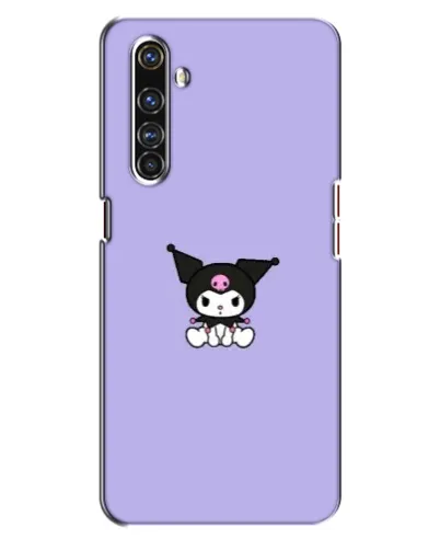 Чехол для Realme X50 Pro с картинкой «Kuromi — фиолетовый минимализм»