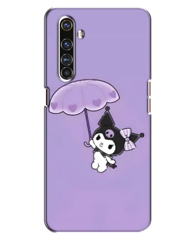 Чехол для Realme X50 Pro с картинкой «Kuromi с зонтиком»