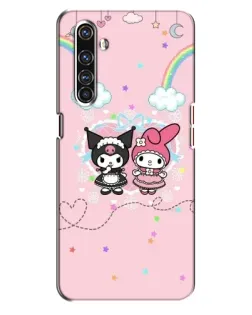 Чехол для Realme X50 Pro с картинкой «My Melody и Kuromi» Чехол для Realme X50 Pro с картинкой «My Melody и Kuromi»