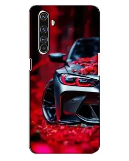 Чехол для Realme X50 Pro с картинкой «Спортивная BMW и цветы» Чехол для Realme X50 Pro с картинкой «Спортивная BMW и цветы»