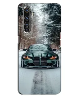 Чехол для Realme X50 Pro с картинкой «BMW в зимнем лесу» Чехол для Realme X50 Pro с картинкой «BMW в зимнем лесу»