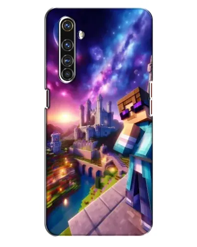 Чехол для Realme X50 Pro с картинкой «Стив и космос»