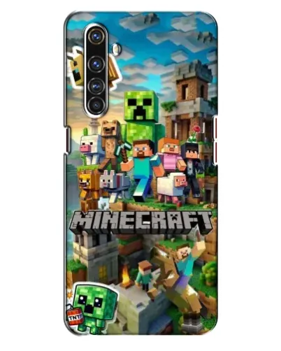 Чехол для Realme X50 Pro с картинкой «Замок Minecraft»