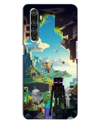 Чехол для Realme X50 Pro с картинкой «Эндермен в лесу»