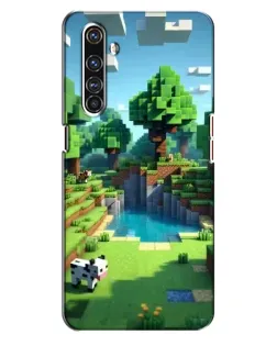 Чохол для Realme X50 Pro з картинкою «Minecraft літній день»