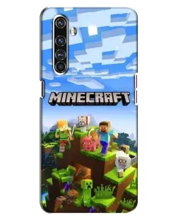 Чохол для Realme X50 Pro з картинкою «Minecraft класичний світ»