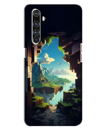 Чехол для Realme X50 Pro с картинкой «Вид из пещеры»